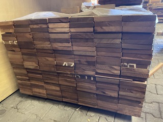 Ca. 161x Guyana Teak planken geschaafd, 25x140mm, lengte 245cm